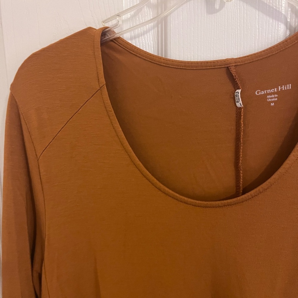 Garnet Hill Long Sleeve Dress. Size Medium. - Picture 4 of 6